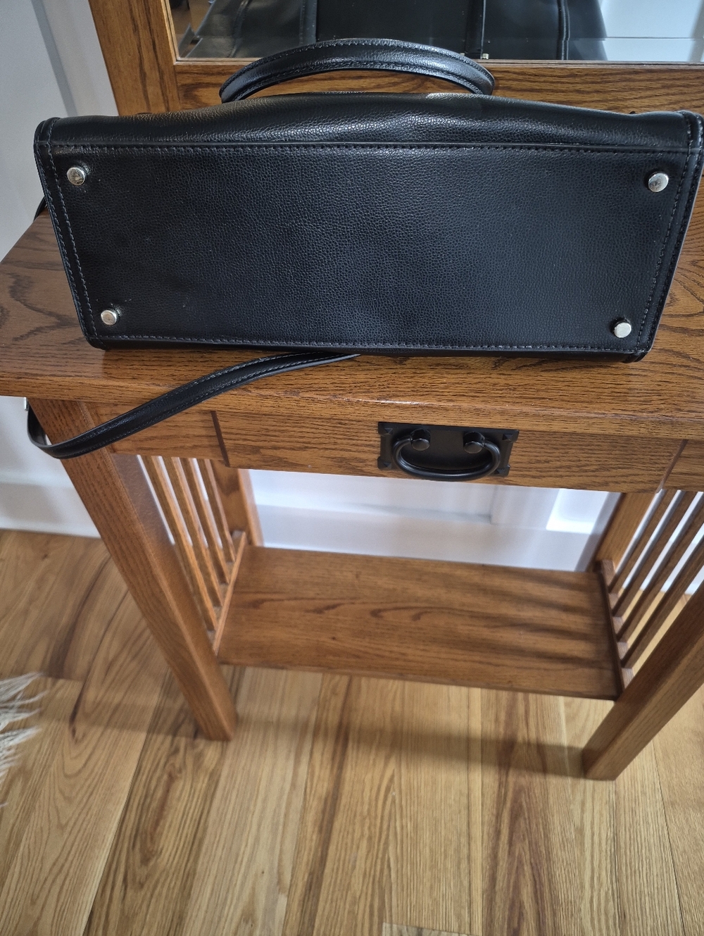 kate spade Black Pebbled Leather Satchel Geraldine-Patterson Ave. - Picture 5 of 11